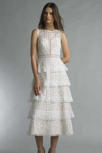 Lace Tiered Dress