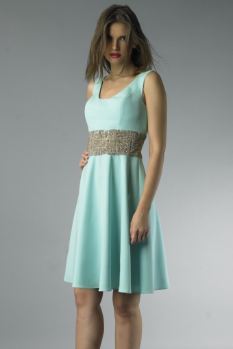 sleeveless cocktail dress by basix black label