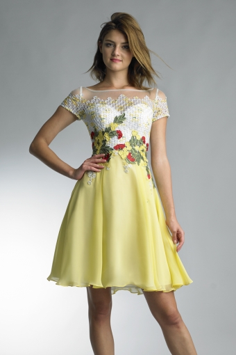 Floral A-line Dress