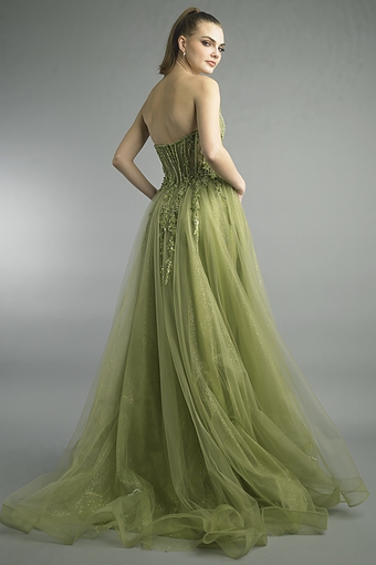 Beaded Sweetheart Tulle Ballgown