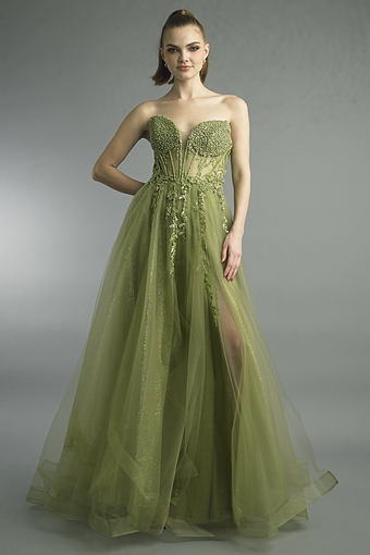 Beaded Sweetheart Tulle Ballgown