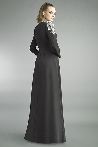 Crystal Shoulder A-Line Gown