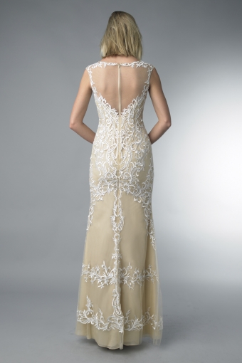 Ornate Embroidered Illusion Gown