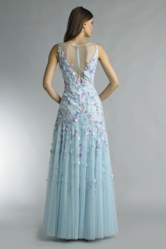 floral evening gown