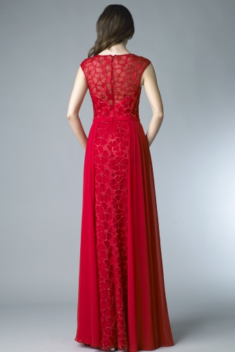 Beaded evening dress
