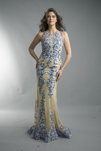 Floral Illusion Gown