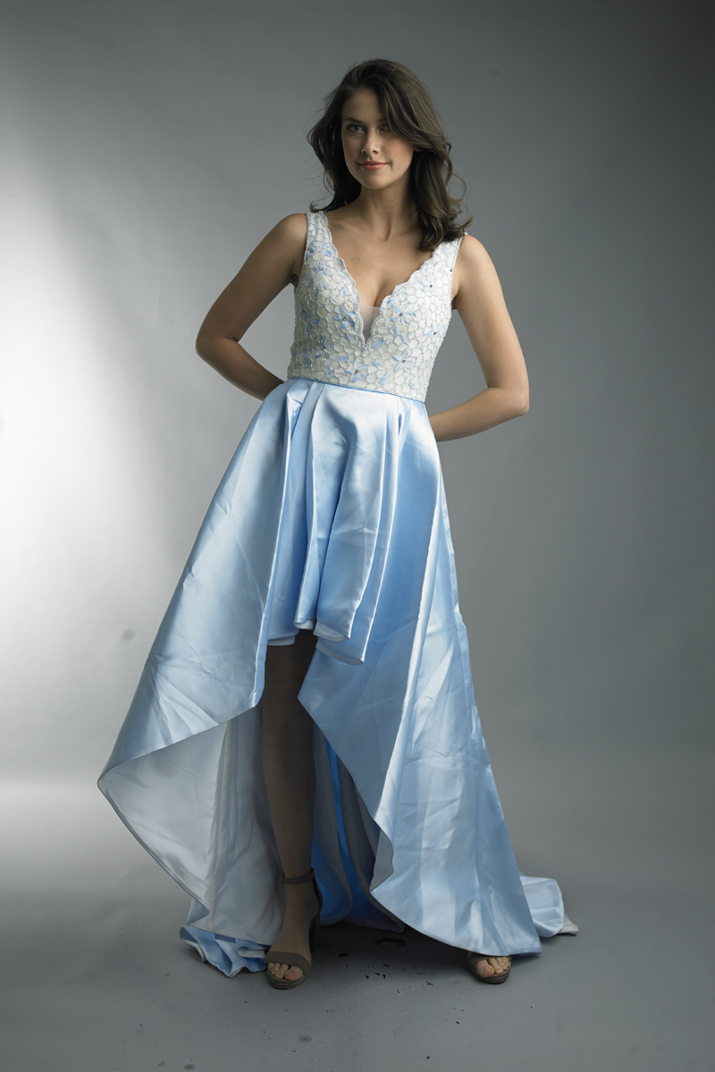 Hi Lo evening gown