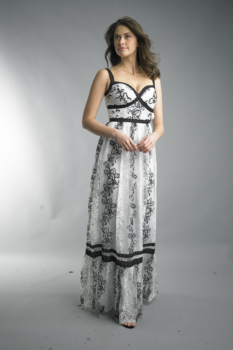 Lace Sweetheart Gown