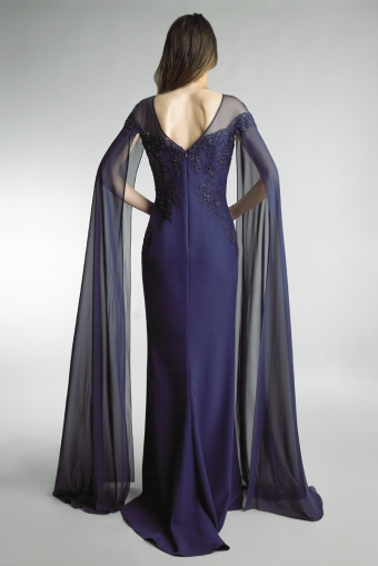 floor length sleeve evening gown