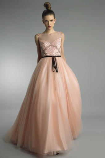 sleeveless ballgown