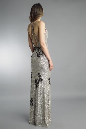 All over sequin gown