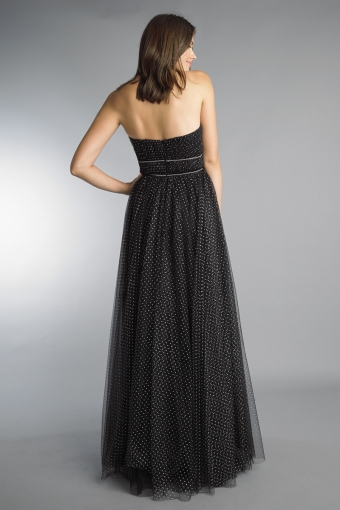sleeveless polka dot dress