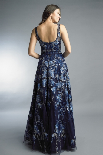 embroidered ballgown