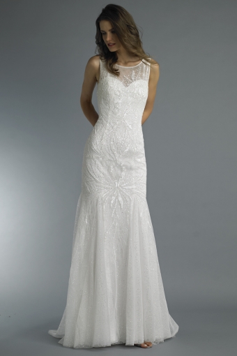Bead Illusion Gown