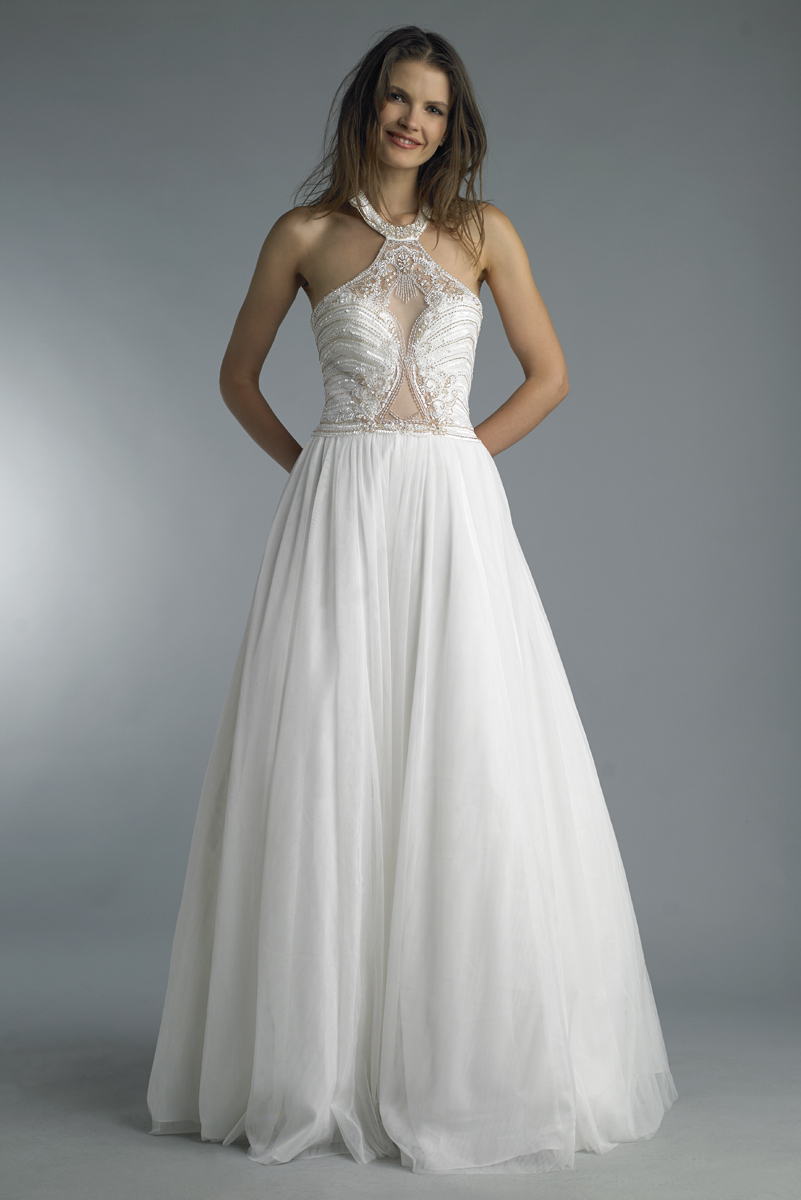 Bead Halter Gown
