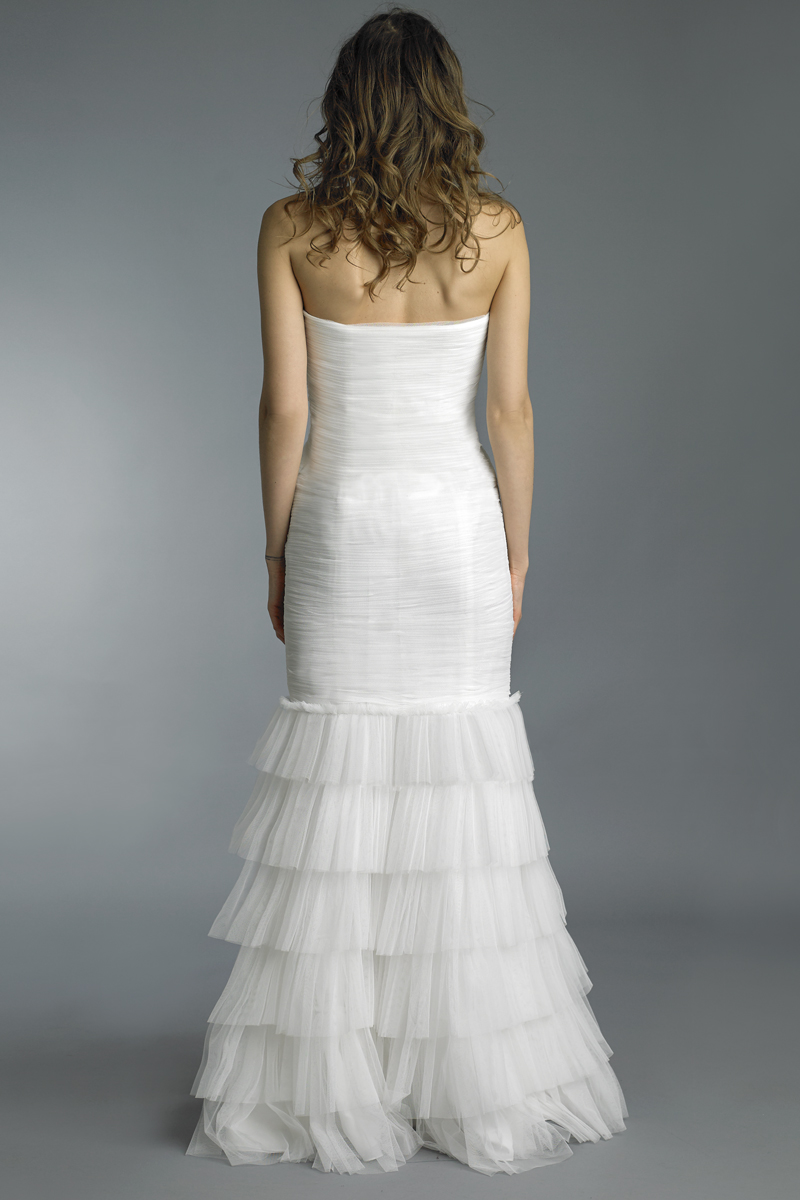 Pleated Mermaid Gown